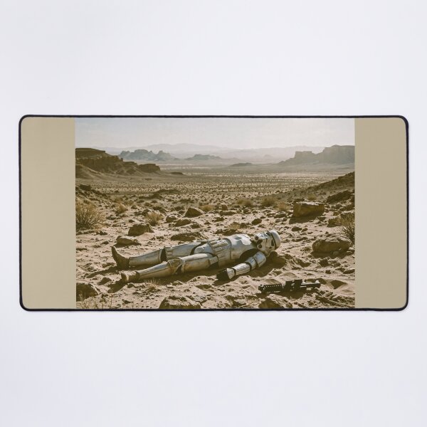 Item preview, Exhausted Stormtrooper in the Desert designed and sold by Late Theory.