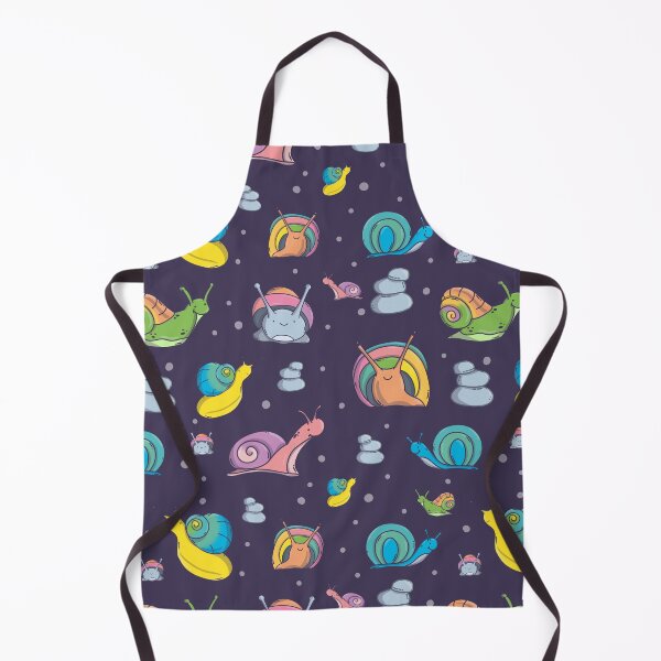Item preview, Snails Pattern. Cute Characters. Dark Purple Background. designed and sold by DigitalCris.