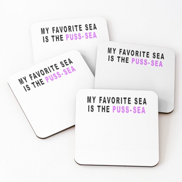 Item preview, My Favorite Sea Is The Puss-Sea Funny Adult Humor Wordplay designed and sold by thefirstbroo.
