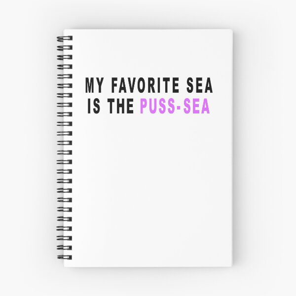 Item preview, My Favorite Sea Is The Puss-Sea Funny Adult Humor Wordplay designed and sold by thefirstbroo.