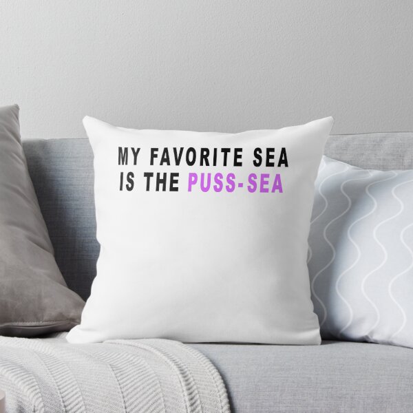 Item preview, My Favorite Sea Is The Puss-Sea Funny Adult Humor Wordplay designed and sold by thefirstbroo.
