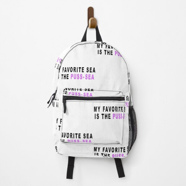 Item preview, My Favorite Sea Is The Puss-Sea Funny Adult Humor Wordplay designed and sold by thefirstbroo.