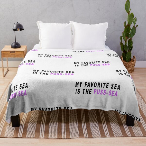 Item preview, My Favorite Sea Is The Puss-Sea Funny Adult Humor Wordplay designed and sold by thefirstbroo.