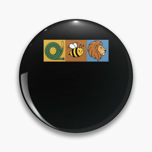 Item preview, Hose Bee Lion Hoes Be Lyin Funny Rebus Puzzle Meme designed and sold by CocoLama.