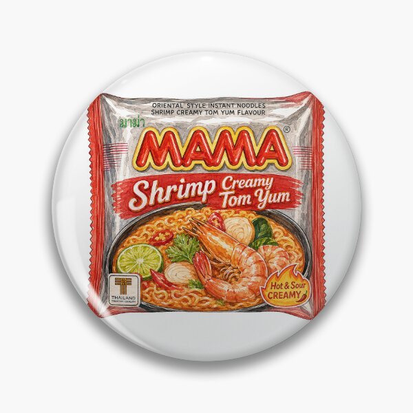 Item preview, MAMA Shrimp Creamy Tom Yum Noodles Instant Ramen Packet designed and sold by EstherMakesFood.