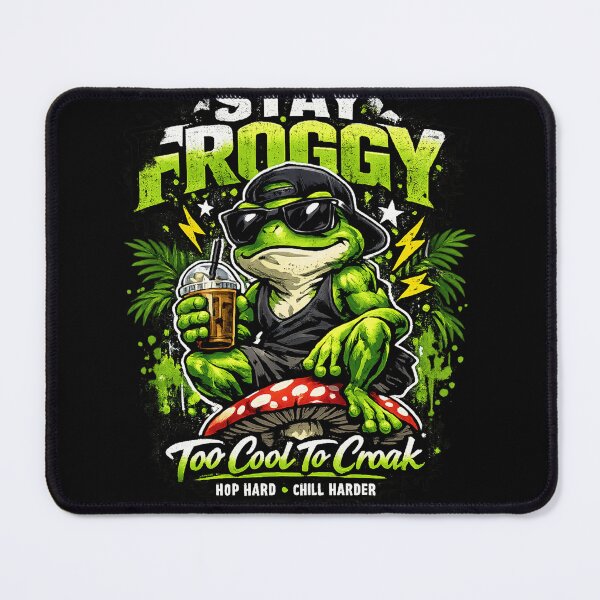Item preview, Stay Froggy T-shirt designed and sold by Cottonora.