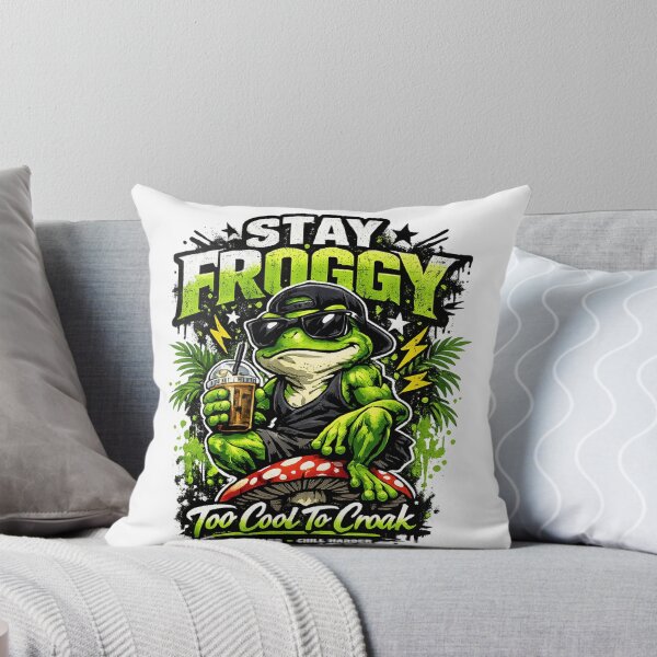 Item preview, Stay Froggy T-shirt designed and sold by Cottonora.