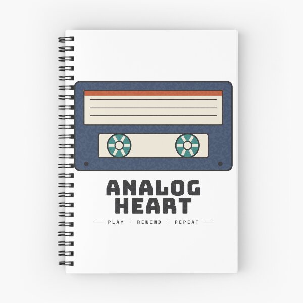 Item preview, Corazón analógico — Cinta de casete retro designed and sold by NEXTFORMSTUDIO.