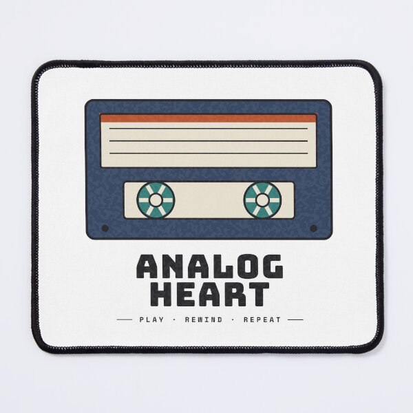 Item preview, Analog Heart — Retro Cassette Tape designed and sold by NEXTFORMSTUDIO.