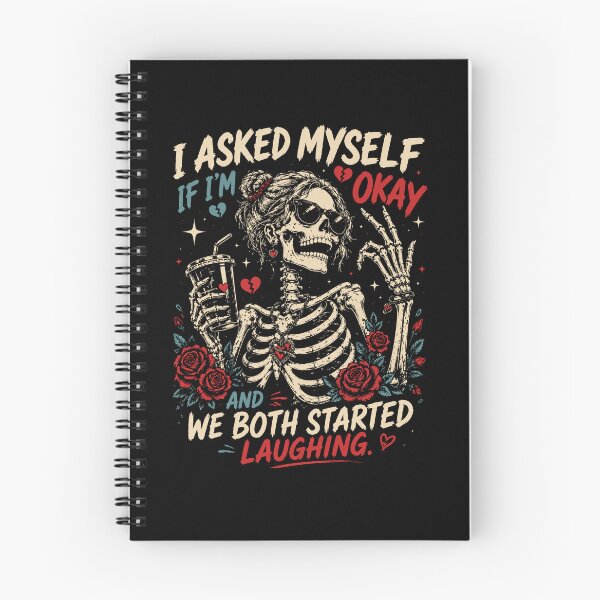 Item preview, I Asked Myself If I'm Okay And We Both Started Laughing designed and sold by vintagearttee.