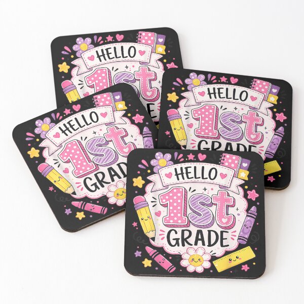 Item preview, Hello 1st Grade Cute Back to School First Grade Student T-Shirt designed and sold by hejrawli.