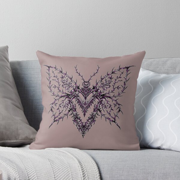 Item preview, Thorn Skull Butterfly Gothic Emblem designed and sold by puzzell.