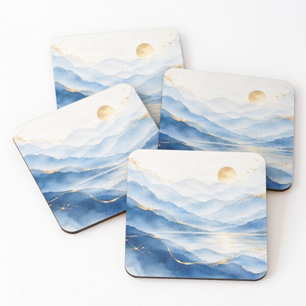 Item preview, Celeste Abstract I – Azure Serenity designed and sold by Esencia Argentina.