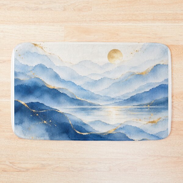 Item preview, Celeste Abstract I – Azure Serenity designed and sold by Esencia Argentina.