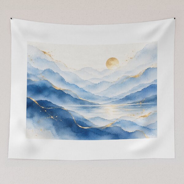 Item preview, Celeste Abstract I – Azure Serenity designed and sold by Esencia Argentina.