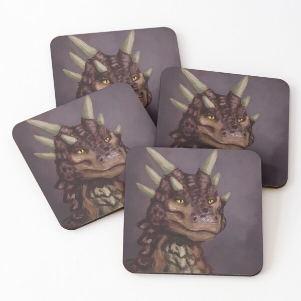 Item preview, Draco painting designed and sold by RootSpellStudio.