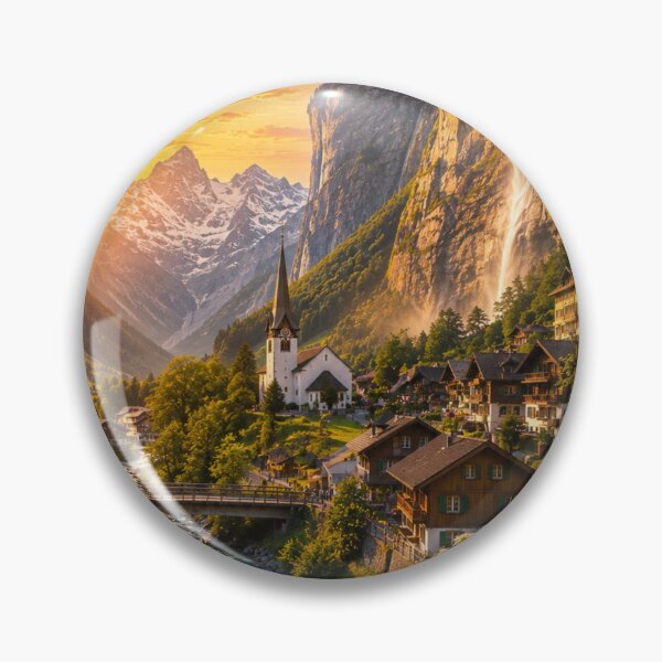 Item preview, Lauterbrunnen Valley – Golden Sunset Switzerland designed and sold by Ceylon Luxe Collections.