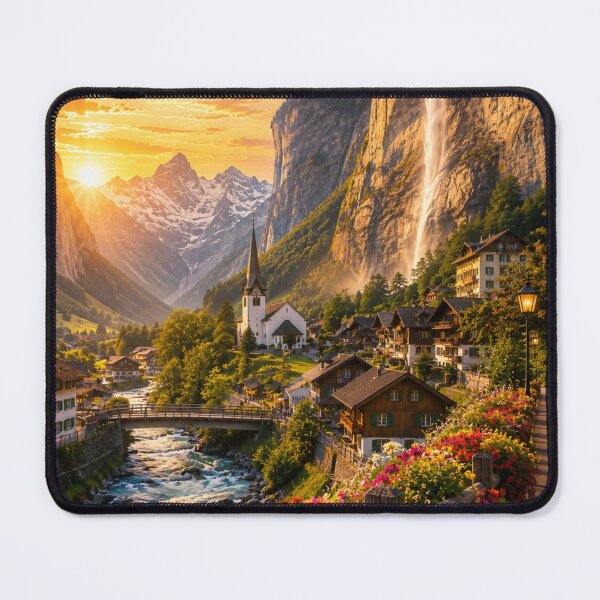 Item preview, Lauterbrunnen Valley – Golden Sunset Switzerland designed and sold by Ceylon Luxe Collections.