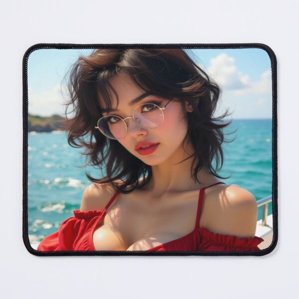 Item preview, Boat Babe | Realistic Beach Portrait designed and sold by KasaHunterHarem.