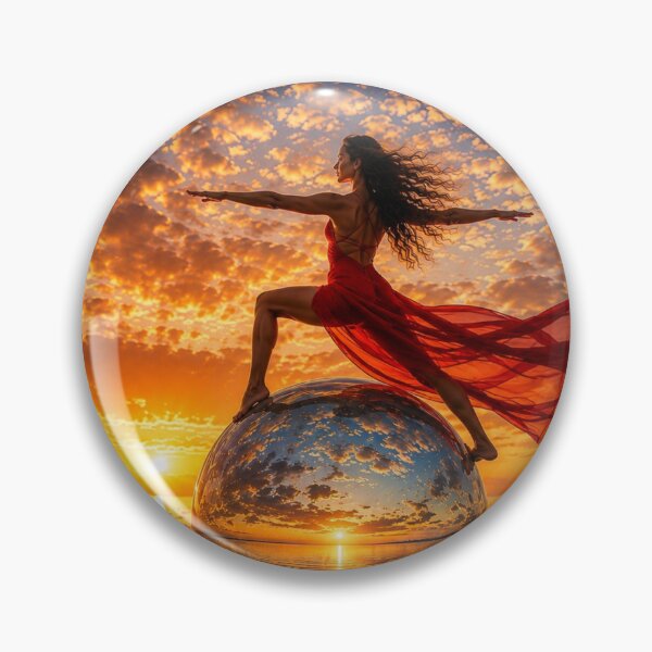 Item preview, Lotus Warrior on the Crystal Sphere designed and sold by Kimberly Palmer.
