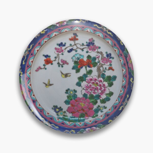 Item preview, Birds and Flowers Porcelain Plate designed and sold by ForbesHouse.