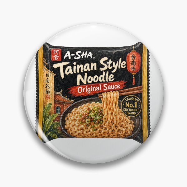 Item preview, A-Sha Tainan Style Noodle Original Sauce Instant Ramen Packet designed and sold by EstherMakesFood.