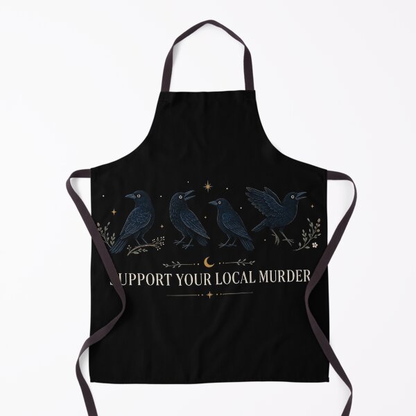 Item preview, Support Your Local Murder Vintage Raven Funny Crow Dark Academia designed and sold by Quiajia.