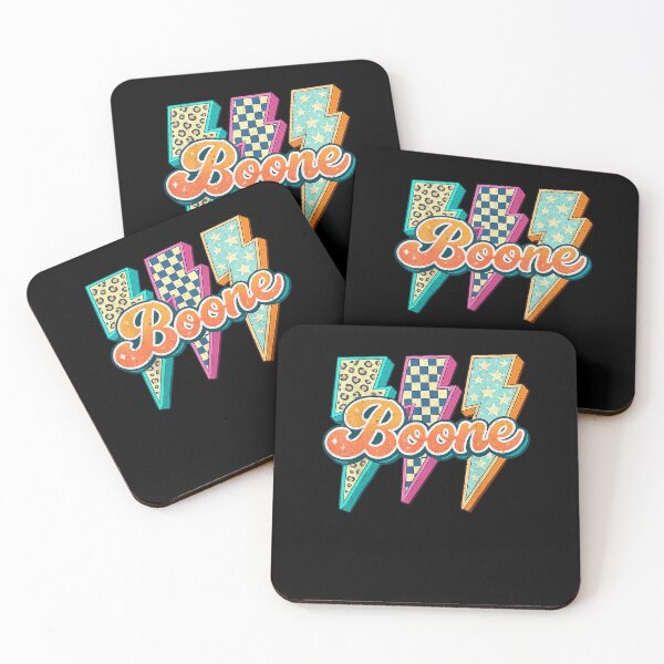 Item preview, Boone Lightning Bolt Retro Vintage Name designed and sold by CocoLama.