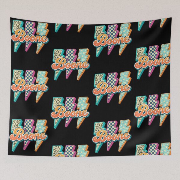 Item preview, Boone Lightning Bolt Retro Vintage Name designed and sold by CocoLama.