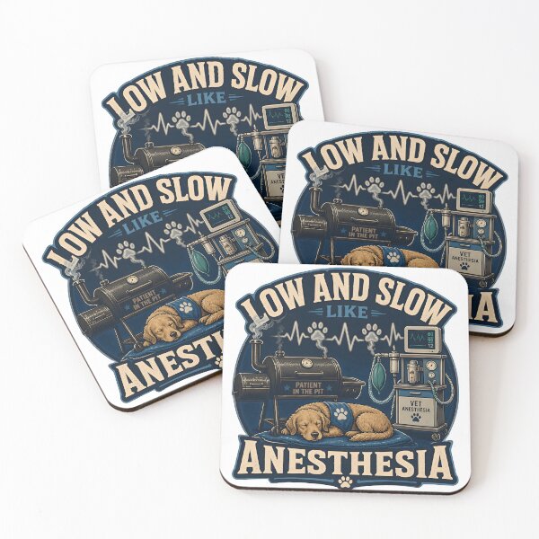 Item preview, Low And Slow Like Anesthesia | Funny Veterinary Anesthesia Design designed and sold by Bettybee00.