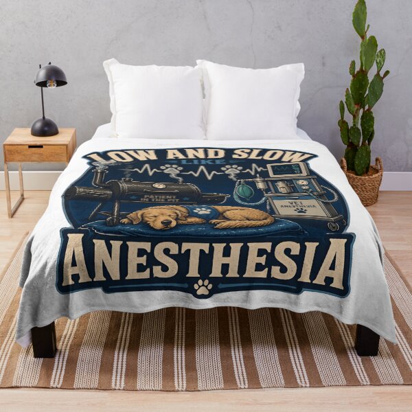 Item preview, Low And Slow Like Anesthesia | Funny Veterinary Anesthesia Design designed and sold by Bettybee00.