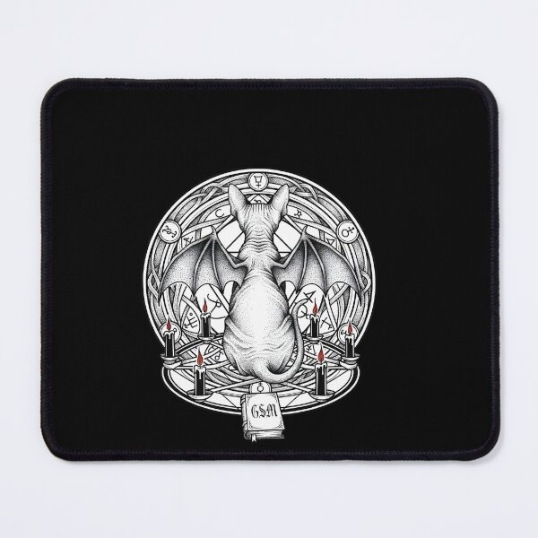 Item preview, Occult Sphynx cat in a ritual circle designed and sold by OH-MY-GOTH.