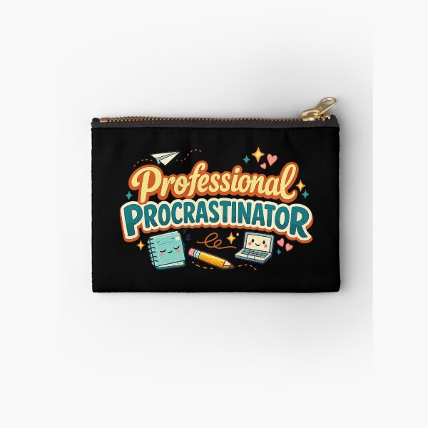 Item preview, Professional Procrastinator – Funny Student Study Design designed and sold by BankshopTH.