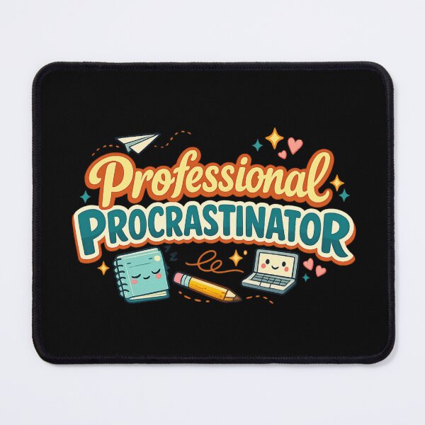 Item preview, Professional Procrastinator – Funny Student Study Design designed and sold by BankshopTH.
