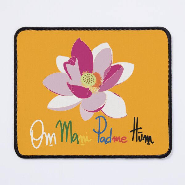 Item preview, Om Mani Padme Hum Lotus Flower Mantra designed and sold by La Galleria della Mente.