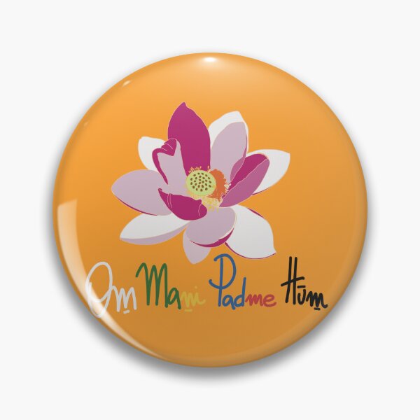 Item preview, Om Mani Padme Hum Lotus Flower Mantra designed and sold by La Galleria della Mente.