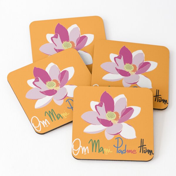 Item preview, Om Mani Padme Hum Lotus Flower Mantra designed and sold by La Galleria della Mente.