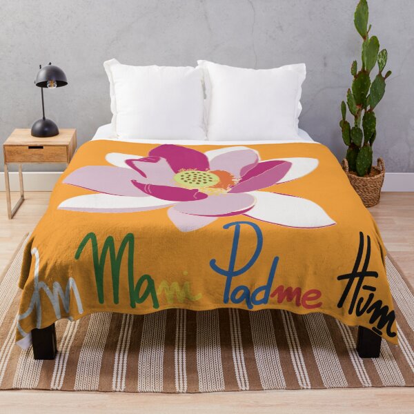 Item preview, Om Mani Padme Hum Lotus Flower Mantra designed and sold by La Galleria della Mente.