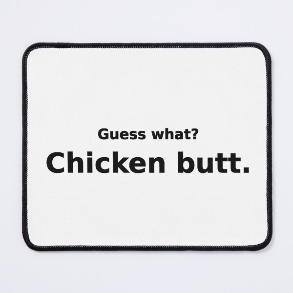 Item preview, Guess What Chicken Butt Funny Dad Joke Tee designed and sold by low battery meme design.