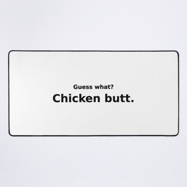 Item preview, Guess What Chicken Butt Funny Dad Joke Tee designed and sold by low battery meme design.