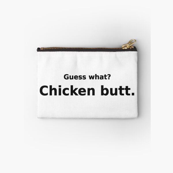 Item preview, Guess What Chicken Butt Funny Dad Joke Tee designed and sold by low battery meme design.