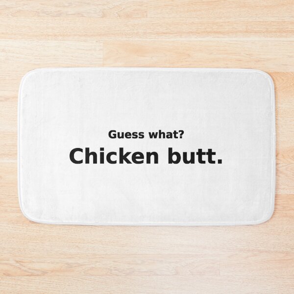 Item preview, Guess What Chicken Butt Funny Dad Joke Tee designed and sold by low battery meme design.