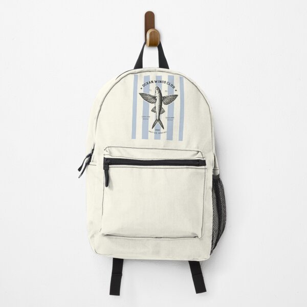 Item preview, Ocean Wings Club Flying Fish Vintage Coastal Graphic designed and sold by CamaleonDesigns.