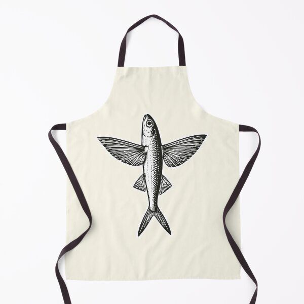 Item preview, Ocean Wings Club Flying Fish Vintage Coastal Graphic designed and sold by CamaleonDesigns.