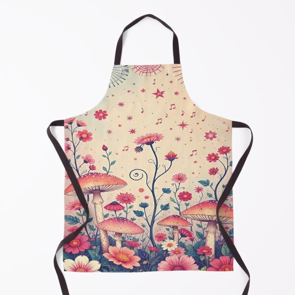 Item preview, Floral Dreamscape with Vibrant Colorful Mushrooms and Flowers Set Against a Soft Pastel Sun-Kissed Background designed and sold by Matt_Smith.