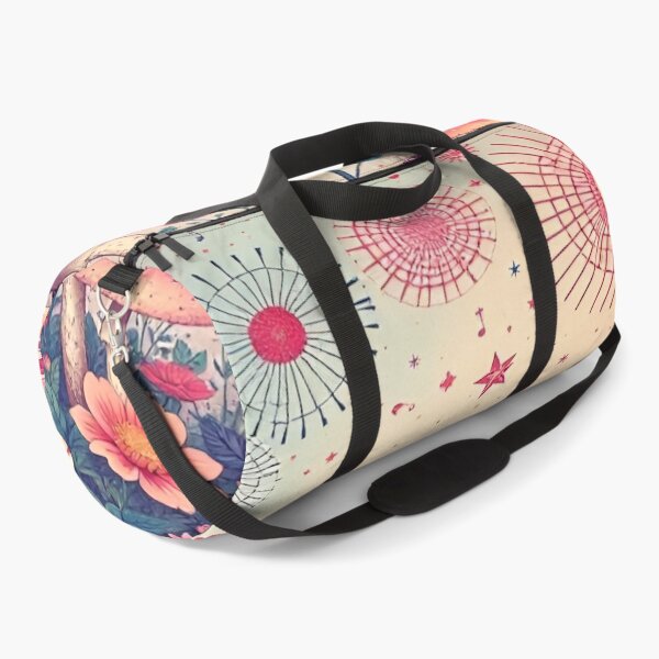 Item preview, Floral Dreamscape with Vibrant Colorful Mushrooms and Flowers Set Against a Soft Pastel Sun-Kissed Background designed and sold by Matt_Smith.