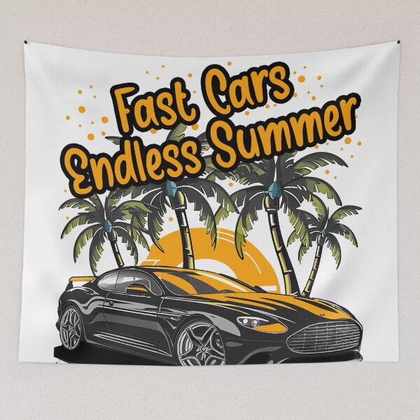 Item preview, Fast Cars - Endless Summer designed and sold by Concept-Hub.