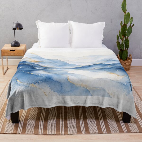 Item preview, Celeste Abstract II – Golden Reflections designed and sold by Esencia Argentina.