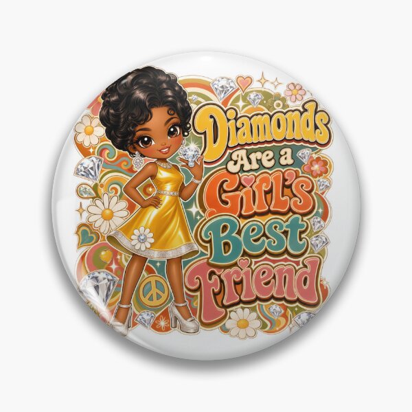 Item preview, Diamonds Are A Girls Best Friend designed and sold by Whimsy Petal and Co..
