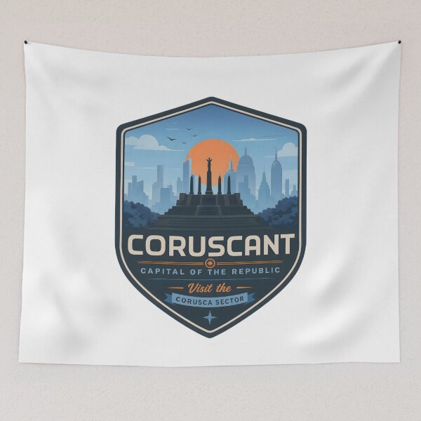 Item preview,   Coruscant - Capital of the Republic  designed and sold by FrontierCosmic.